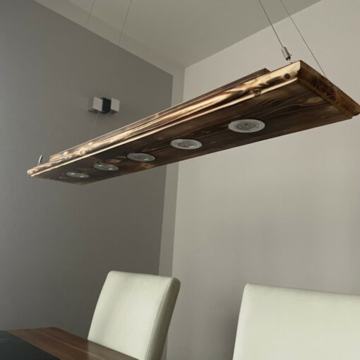 Esszimmerlampe Hängelampe Deckenlampe Holz rustikal LED - A&S Spieleland