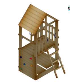Spielturm BASTI 2.0 120cm Dach Typ II