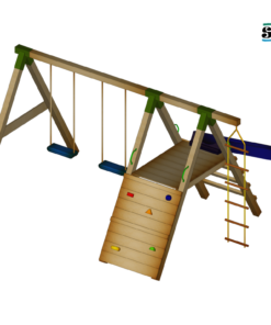 Spielturm JUNIOR 2.0 120cm Rutsche SET 2